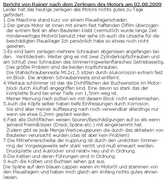 2 Zweite Diagnose 02.08.2009